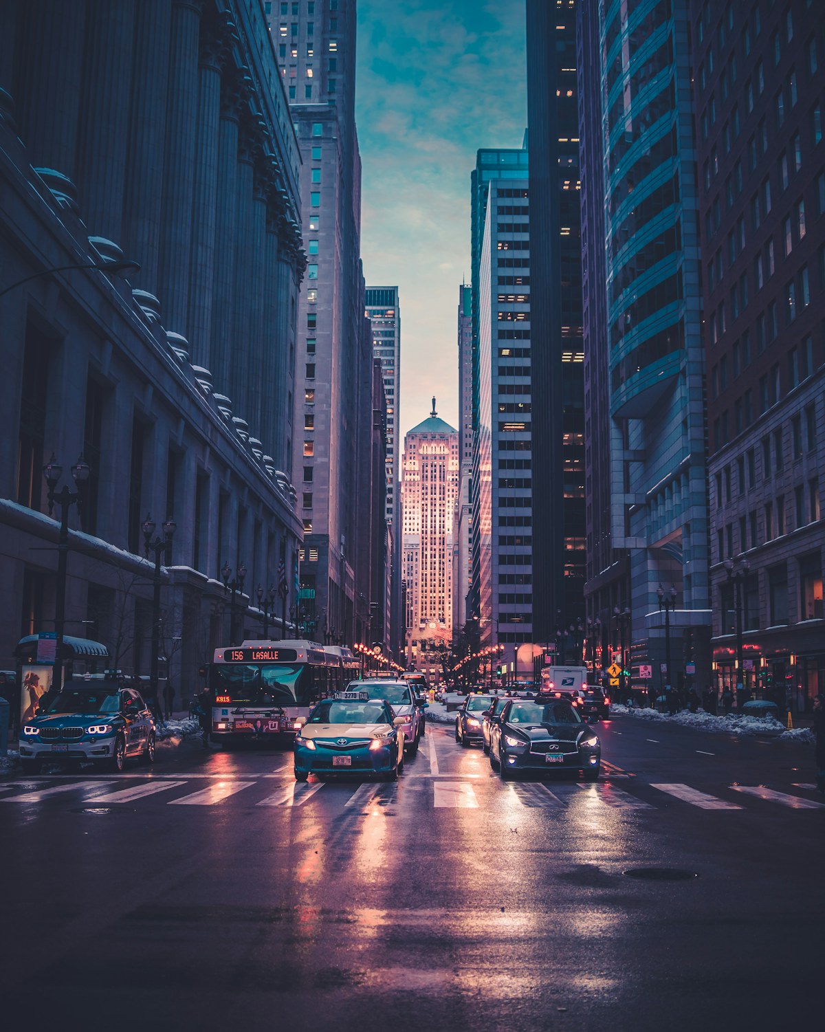 俯瞰城市街区